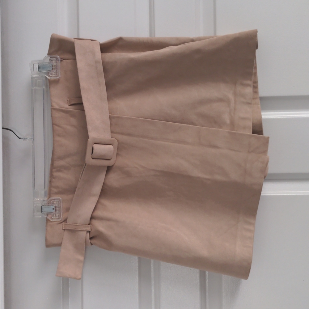 Zara faux suede skort